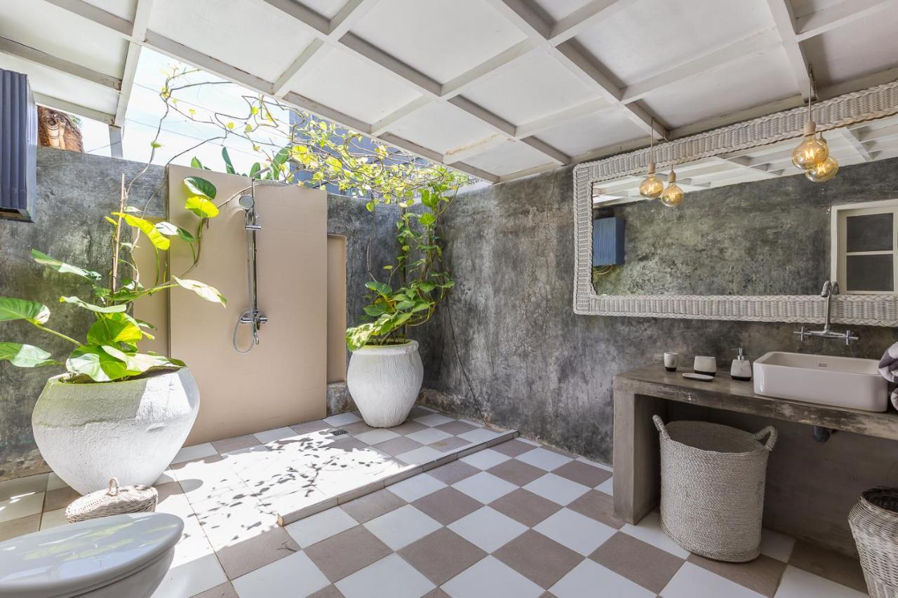 チャングー Eco Bamboo Bungalow 3ヴィラ エクステリア 写真