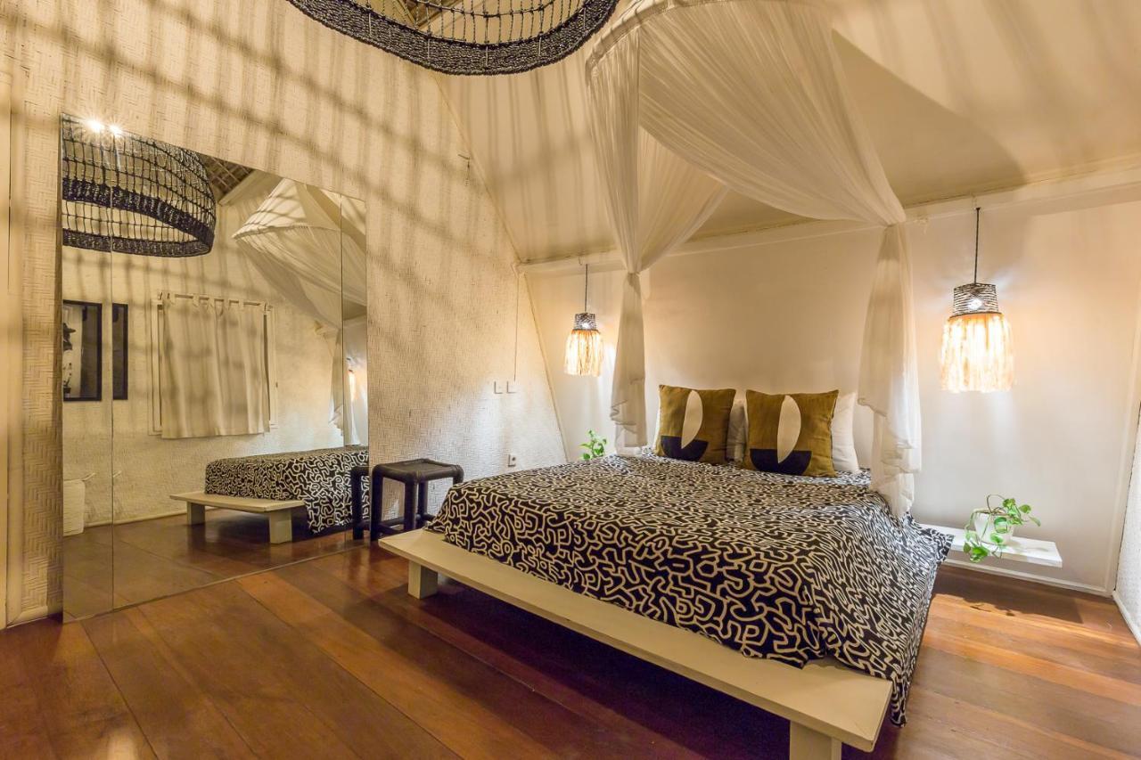 チャングー Eco Bamboo Bungalow 3ヴィラ エクステリア 写真