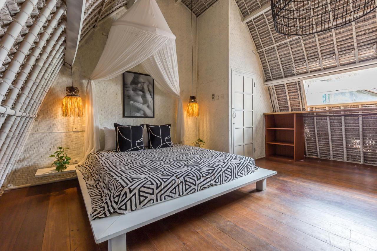 チャングー Eco Bamboo Bungalow 3ヴィラ エクステリア 写真