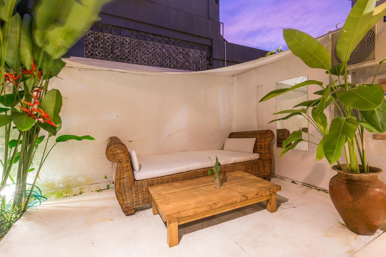 チャングー Eco Bamboo Bungalow 3ヴィラ エクステリア 写真