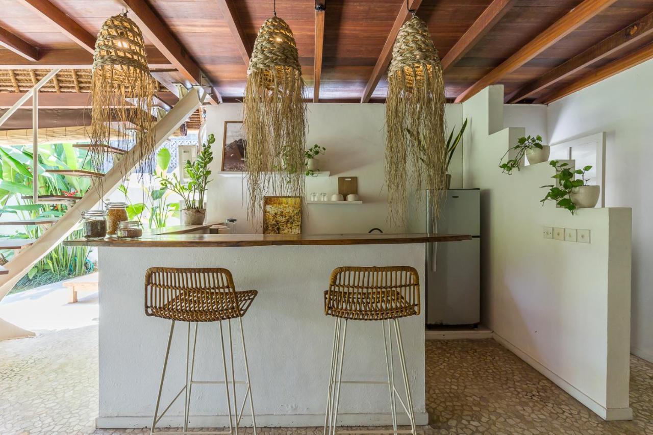 チャングー Eco Bamboo Bungalow 3ヴィラ エクステリア 写真
