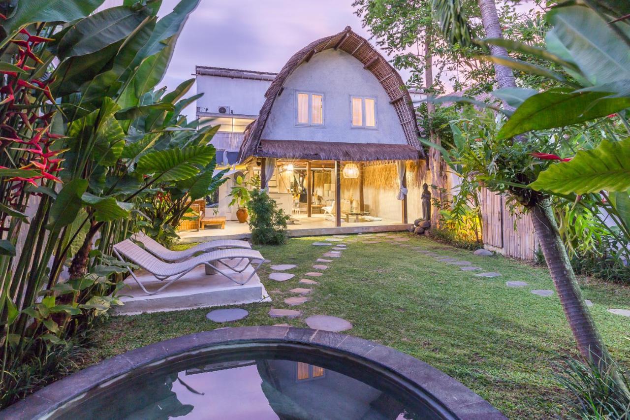 チャングー Eco Bamboo Bungalow 3ヴィラ エクステリア 写真