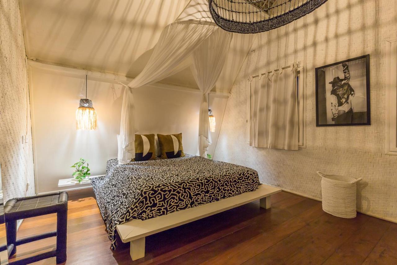 チャングー Eco Bamboo Bungalow 3ヴィラ エクステリア 写真