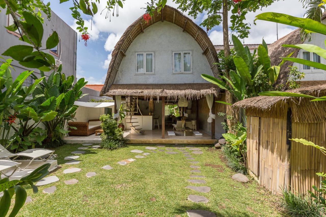 チャングー Eco Bamboo Bungalow 3ヴィラ エクステリア 写真