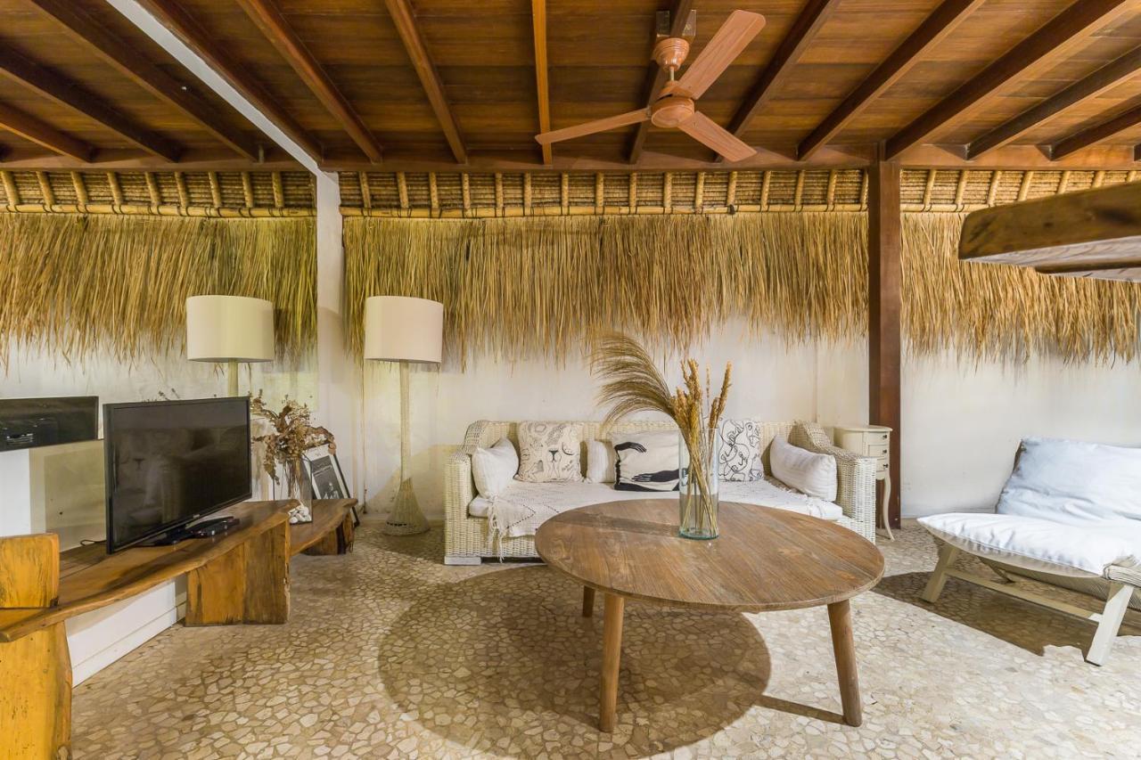 チャングー Eco Bamboo Bungalow 3ヴィラ エクステリア 写真